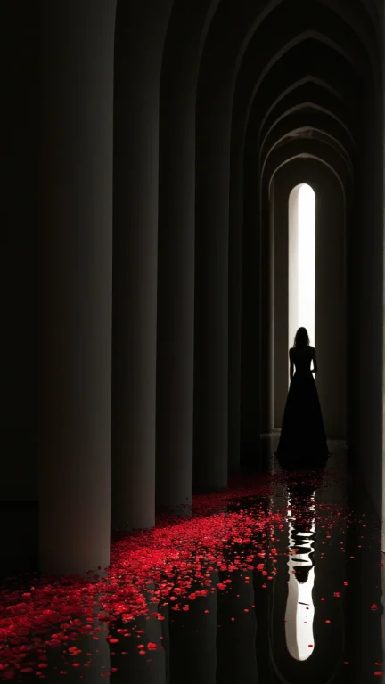 A Cascade Of Mirrors Stretching Deep, A Tunnel Of Light And...