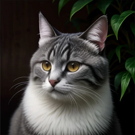 Masterpiece, Realistic, Cat, Animal,