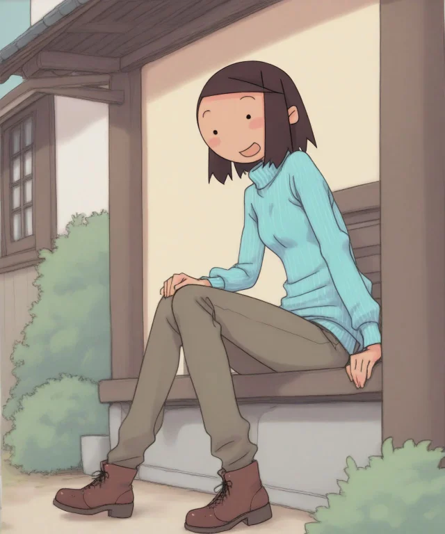 Eiyuuko, 1girl, Solo, Eiyuukostyle, Solid Circle Eyes, Black...