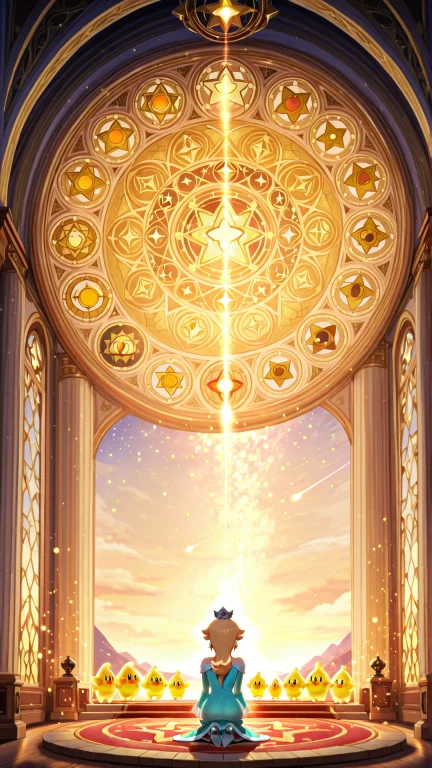 Rosalina From Super Mario Galaxy, Same Elegant Design, Kneel...