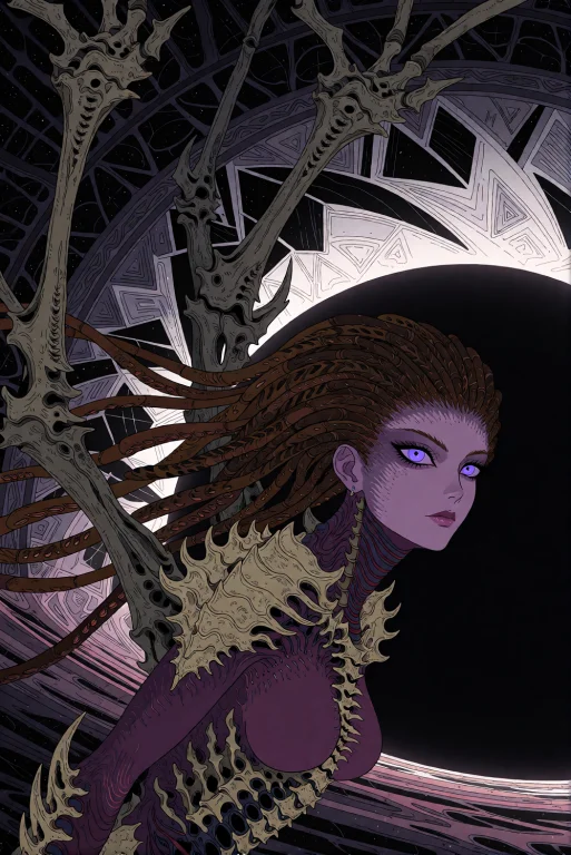 M0nm0n, Flat Colors With Thin, Elaborate Linework. Sarah Ker...