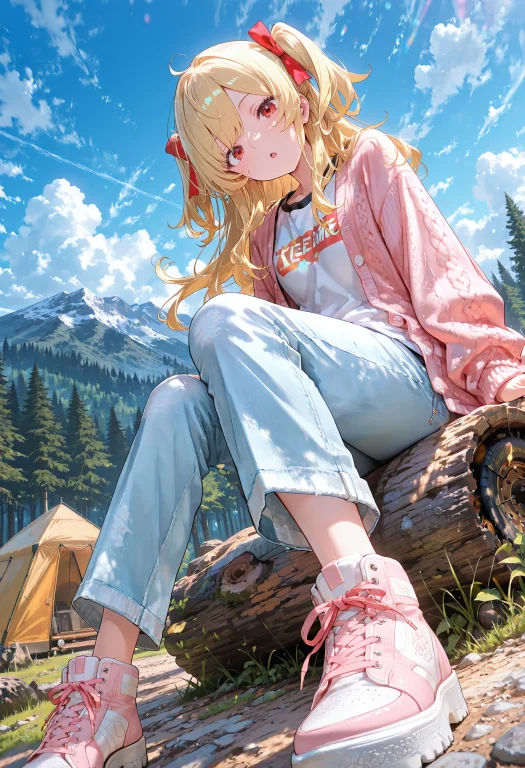 1girl, Solo, Lazypos, Delicate, Dreamy, Dutch Angle, Looking...