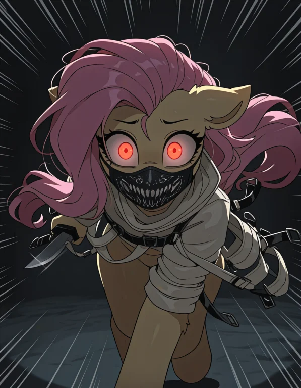 Fluttershy Mlp, My Little Pony, Furry Female, Running Toward...