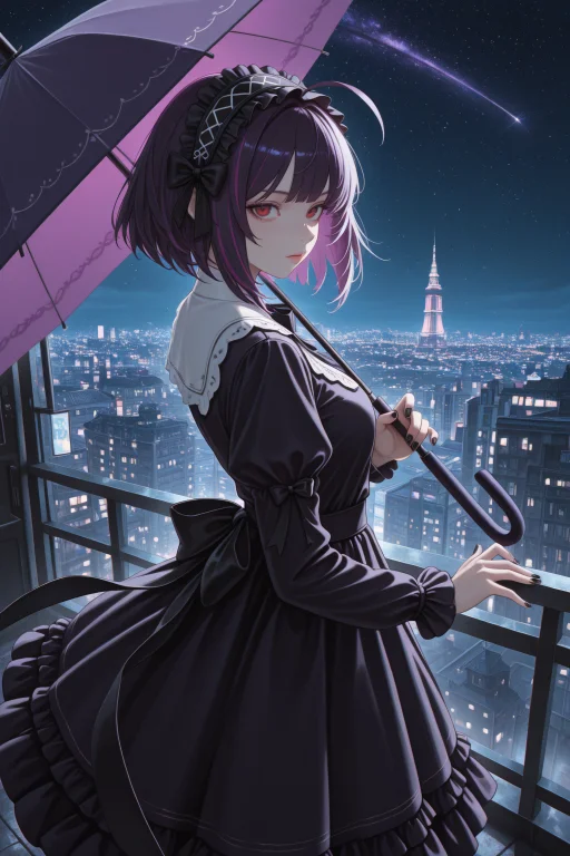 Embeddinglazypos, 1girl,dress,from Side,open Stance,red Eyes...