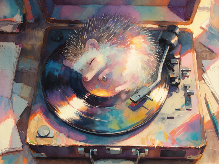 An Illustration Viewed From Directly Above, Tightly Cropped...