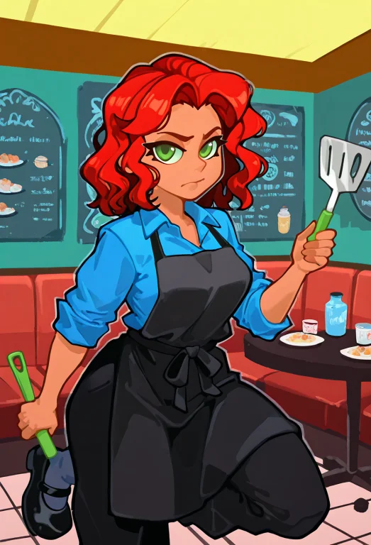Masterpiece, Best Quality,absurdres,1girl,redhair,greeneyes,...