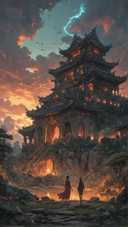 Ethereal Fantasy Concept Art Of East Asian Architecture,myst...