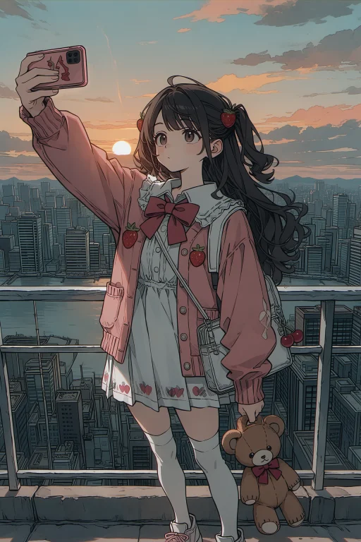 Phone, Holdingphone, Cellphone, Smartphone, Pinkjacket, Outd...
