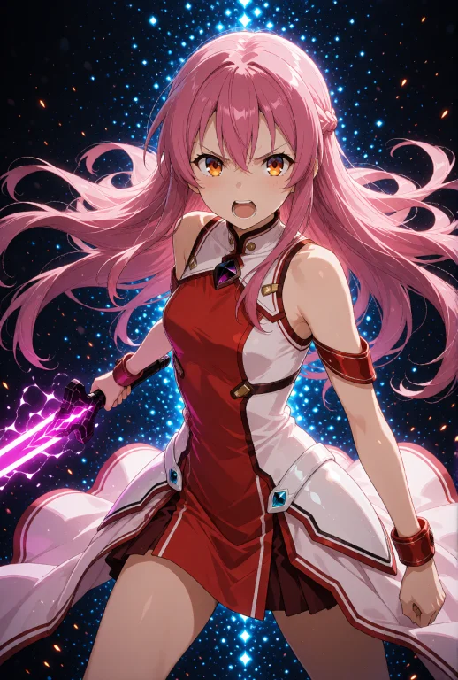 Yui From Sword Art Online, Human, Featuring Long Flowing Pin...