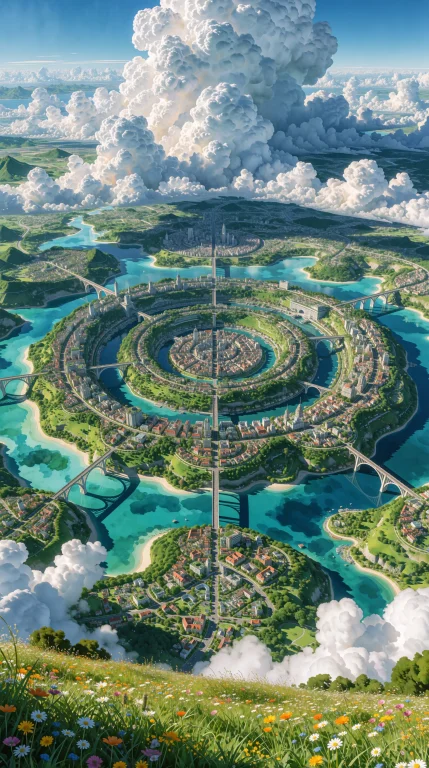 Supergroundview, A Sweeping Aerial View Reveals A Vast, Spir...