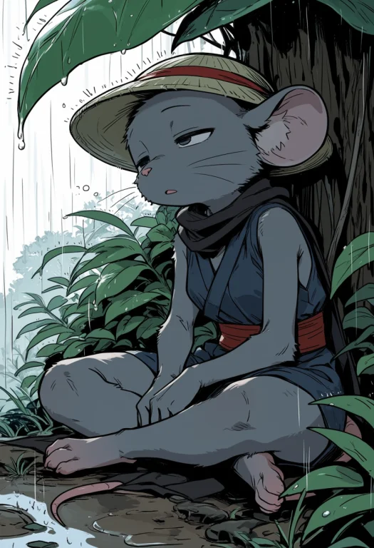 Masterpiece, Best Quality, Score7, Color Sketch, Anthro Mous...