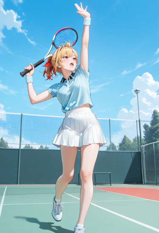 1girl, Solo, Lazypos, Anime-style Digital Drawing, Full Body...