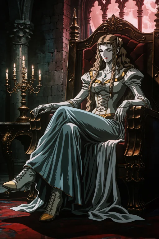 Xxg, Carmilla, Vampire Noble,solo, Full Body, Character Focu...