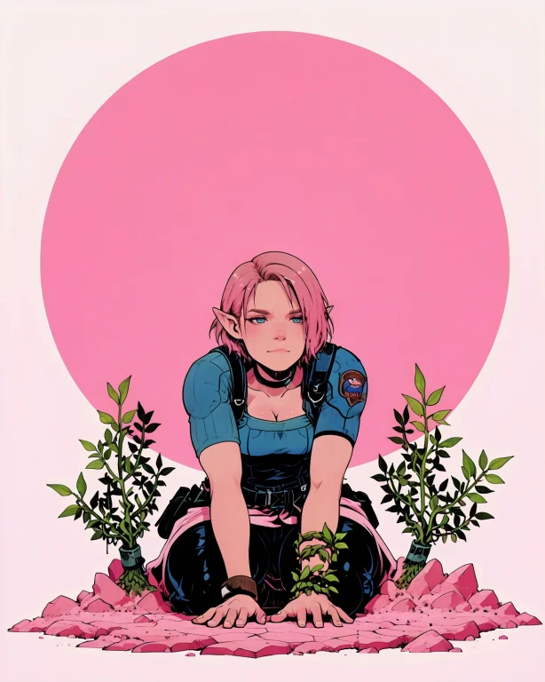 Jill Valentine1.4, Serious Expression, Stoic Expression, Lig...
