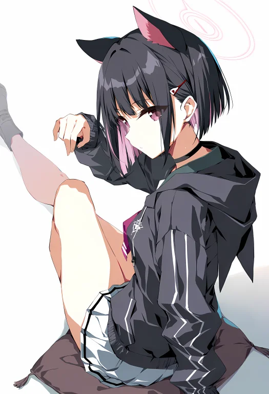 Suinosora, Kazusa Blue Archive, Blue Archive, 1girl, Cat Ear...