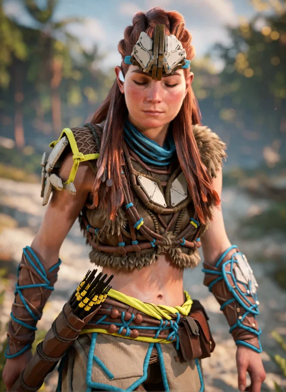 Aloy, Outfit2, Helmet