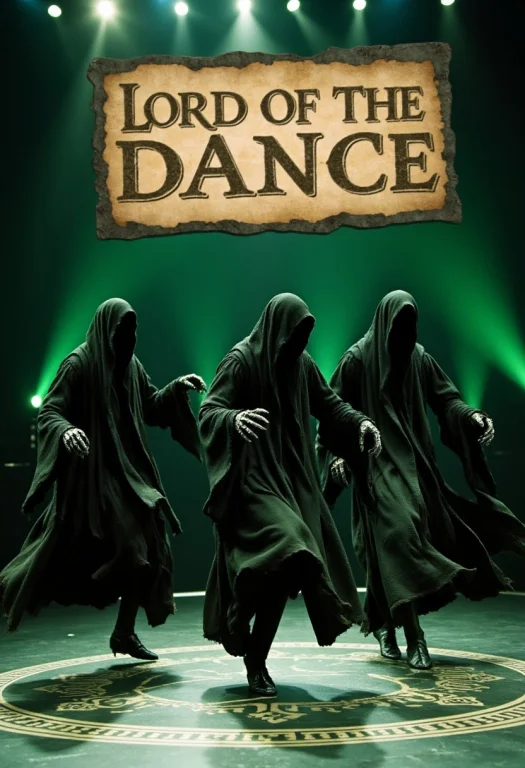 Three Nazgl Performing An Irish-themed Riverdance. The Nazgl...