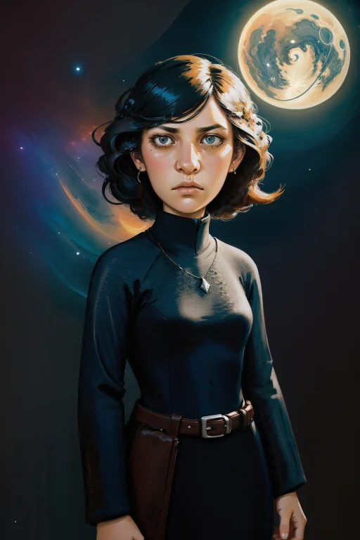 1girl, Loralozhkin0.7 Lozhkin, Stylized By Studio Ghibli Pen...