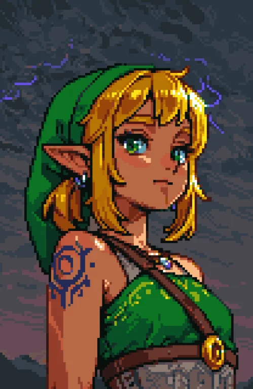 Amazing Quality,pixel Art,solo,link,nintendo,thelegendofzeld...