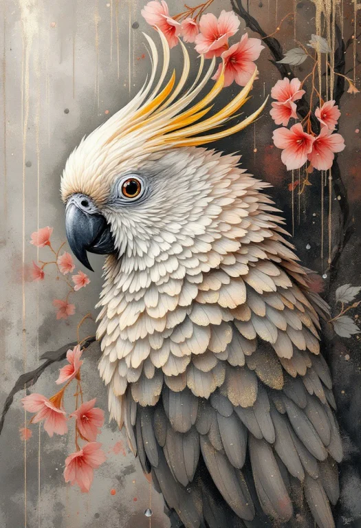 A Random Mesmerizing And Captivating Artwork Of A Delicate A...