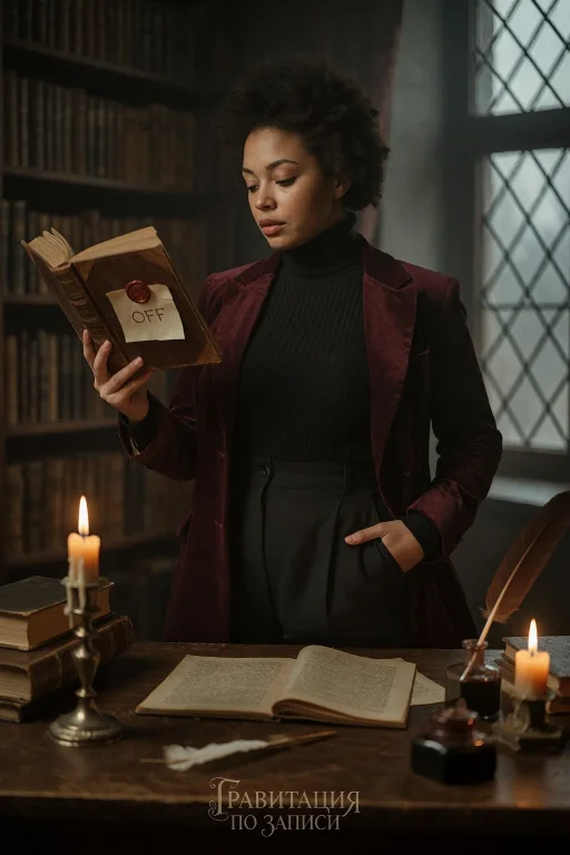 In The Manner Of Victorian Realism, Mid-body Gothic Library...