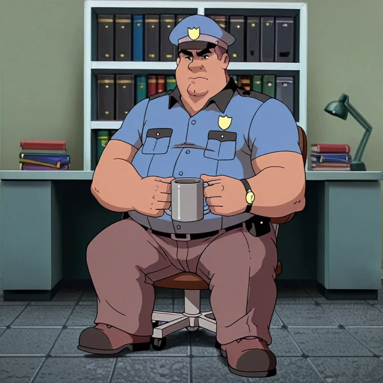 Officerwembley, Mature Male, Human, Caucasian, Brown Hair, B...