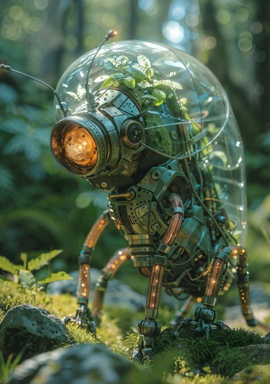 A Small Insect That Is Standing In The Grass, He Transport A...