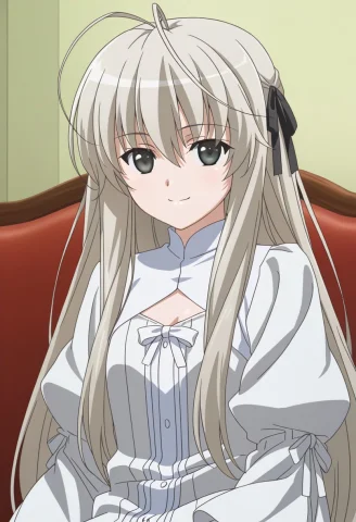 Stable Diffusion Sora Kasugano Prompt — Stable Diffusion AI Prompt: sora_kasugano, 1girl, solo, long hair, antenna hair,ribbon, hair ribbon, black e...