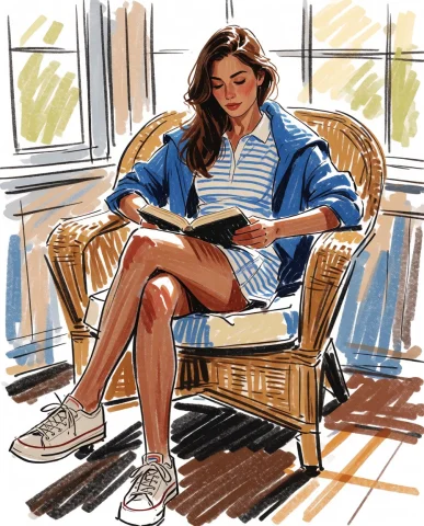 Colored Pencil Digital Sketch — Stable Diffusion AI Prompt: A digital image in the style of a colored pencil sketch. The sketch is loosely d...