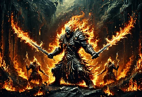 Aggressive Jungle War Breaking Through The Lines Slaughter A... — SDXL AI Prompt: Aggressive jungle war Breaking through the lines Slaughter according to your evi...