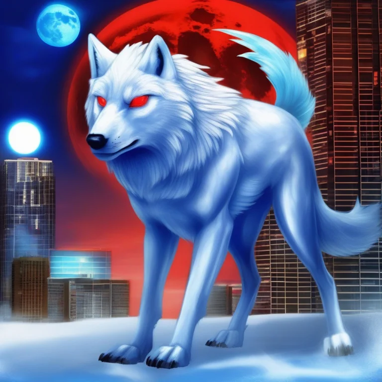 Blue Fang, Arctic Wolf, Mask Paint, Redeyes, Aggro, Hallow M...