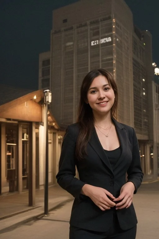 30yo American Woman Wearing Bussiness Suit With An American...