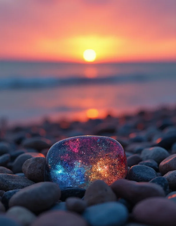 Colored Square Stones Beach, Cancer On The Beach, Nature, Se...
