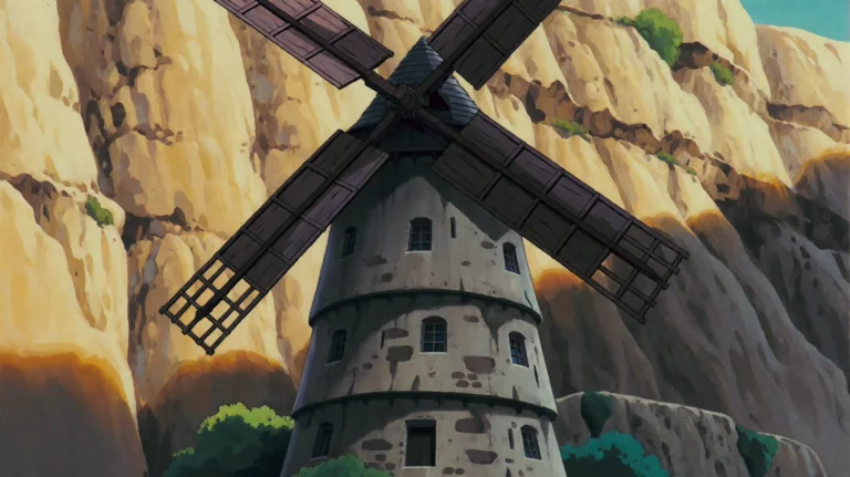 Nscvllywnd1984, A Towering, Multi-tiered Windmill With Large...