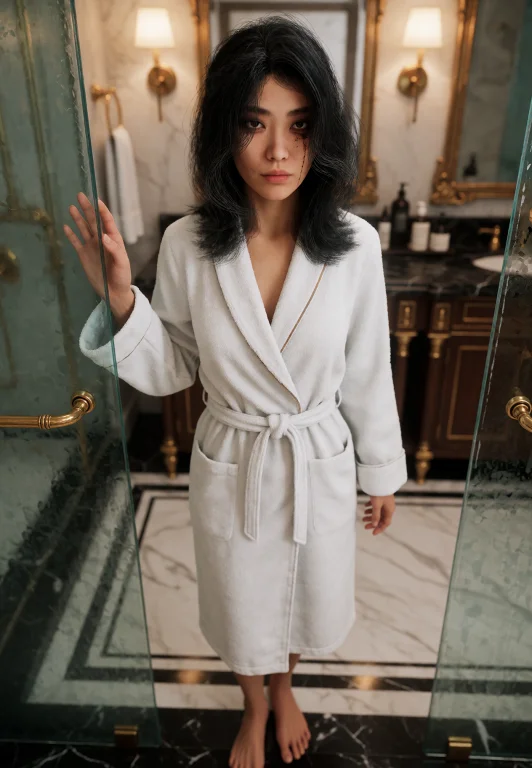 Lune. This Is A Photograph Of A Young Woman With East Asian...
