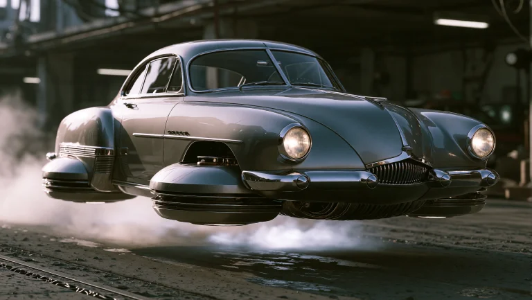H0vrcar, A Hovering Car Powered By A Large Anti-gravity Fiel...