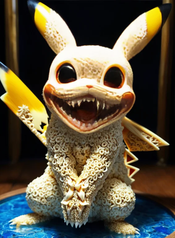 Teeth, Lorateef-morph-sdxl0.85 Toothy, Pikachu Madeofteef1.2...
