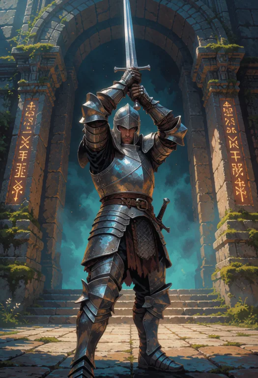 A Fusion Of High-resolution Pixel Art And Painterly Illustra...