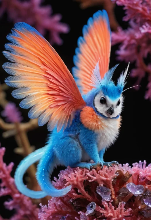 Creature,coral, Biomimetic,serene,life Form,elusive,tufted-t...