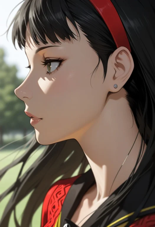 Masterpiece, Best Quality, Persona. Amagi Yukiko, Solo, Face...