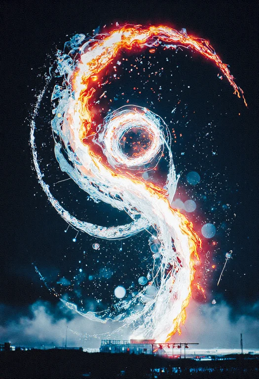 Masterpiece, Unique Character, Spiral Of Fire And Ice Mixed...