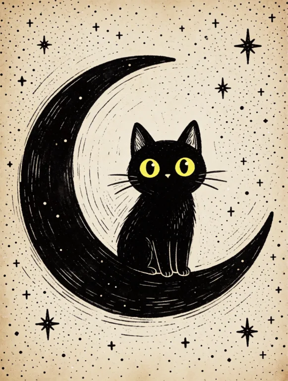 Ink Splatter, A Whimsical And Minimalist Ink Illustration Of...