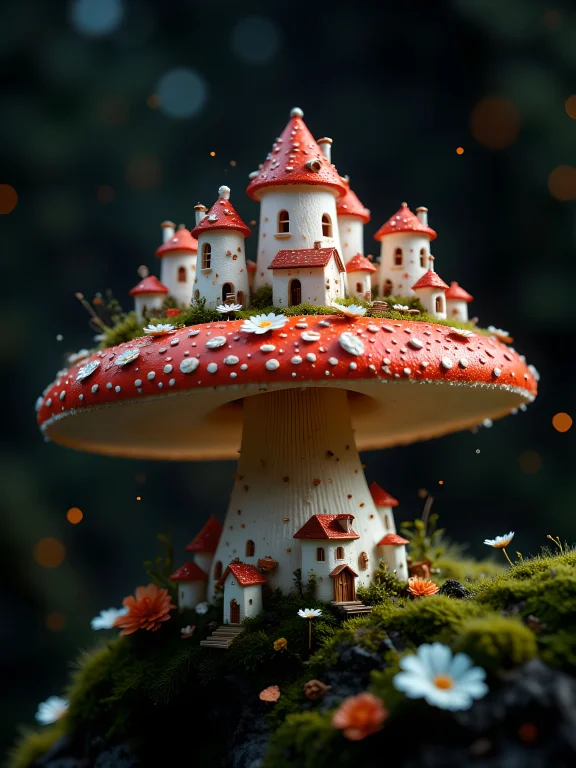 A Macro Close-up Of A Small, Slightly Red And White Transluc...