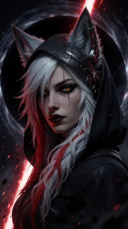 A Hyperrealistic Cinematic Portrait Of Freya, A Tall Athleti...