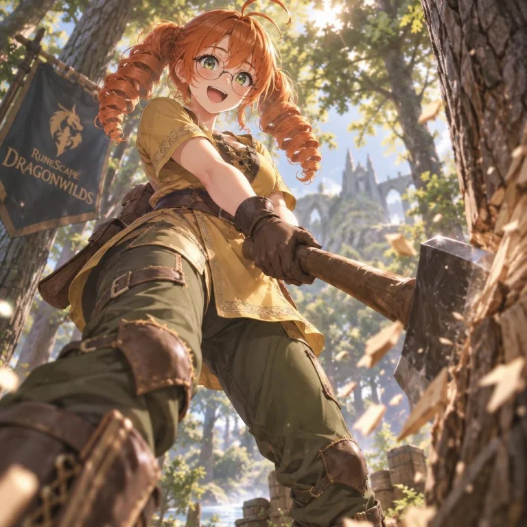 Title Runescape Dragonwilds Appearance Orange Hair, Ahoge, T...