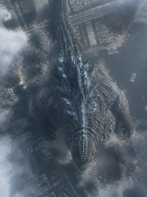 Giga Size Kaiju From Above