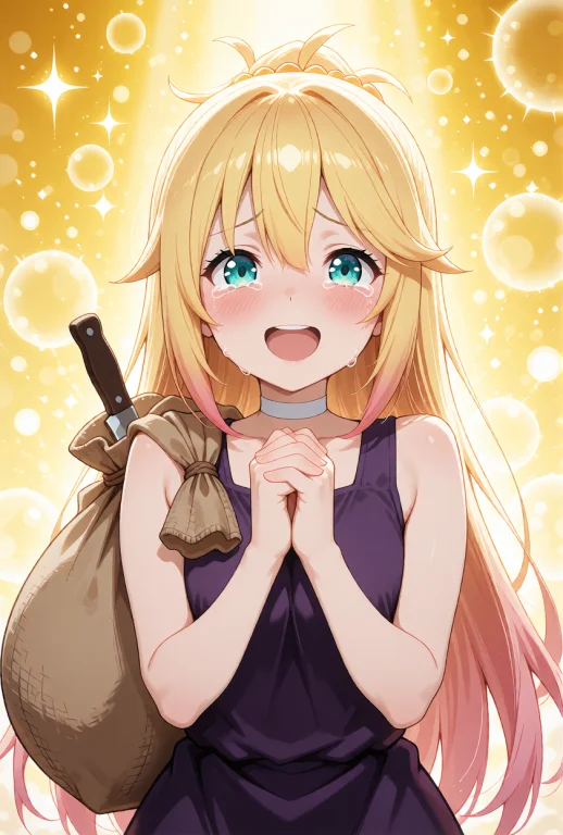 Stella From Konosuba, Human, Blonde Hair Styled In Long Stra...