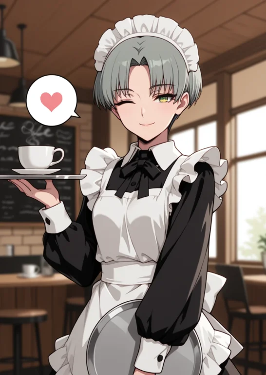 Masterpiece, Best Quality, Solo,, Enishida Meto, Grey Hair,...