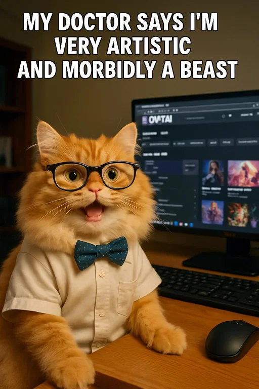 Generate Me A Funny Cute Fluffy Photorealistic Image Of A Fa...