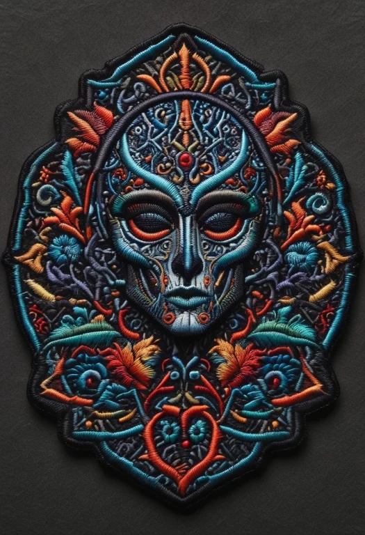 Ral-embroideredpatchc ,.embroidered Patch Of, Dark Fantasy ,...